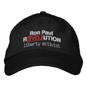 Boné Bordado Ron Paul Revolution Hat