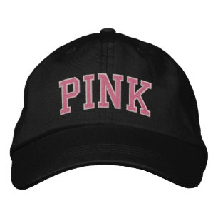 Boné Bordado Rosa