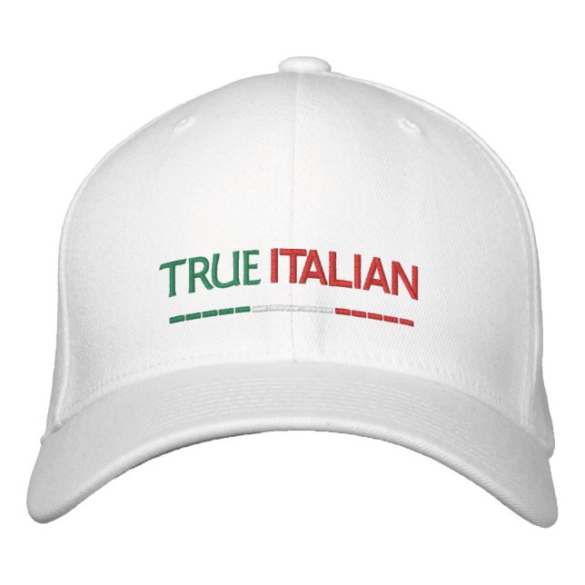 Boné Bordado Sinalizador Verdadeiro Italiano (Frente)