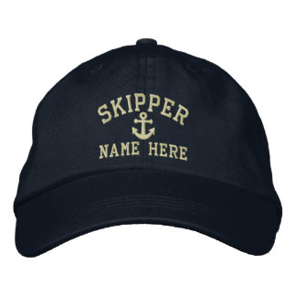 Boné Bordado Skipper - personalizável