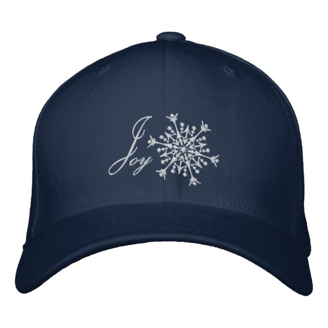 Boné Bordado Snowflake Joy (Frente)