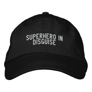 Boné Bordado super-herói disfarçado