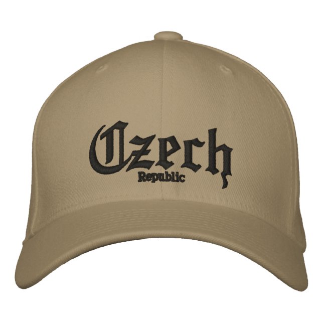 Boné Bordado Tcheco, Republica Custom Hat (Frente)