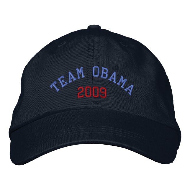 Boné Bordado Team Obama 2009 (Frente)