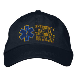 Boné Bordado Técnico médico personalizado da emergência