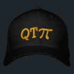 Boné Bordado Torta de Cutie como em Q T Pi<br><div class="desc">Um design lunático do bordado do Pi. Este boné de beisebol bordado costume está fazendo para um grande presente cómico para o matemático, geek, a mente inquisidora. Excelente para um estudante, um professor, um engenheiro ou qualquer um que tenham esta coisa com números. O design do bordado está disponível em...</div>
