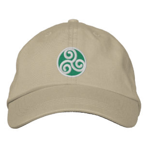 Boné Bordado Triskele Celtic Spiral