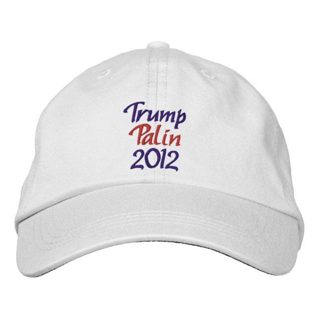 Boné Bordado Trump, Palin, 2012 (Frente)