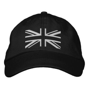 Boné Bordado Union Jack ~ Black and White