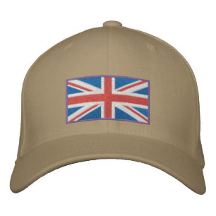 Boné Bordado Union Jack Embroiderou chapéu