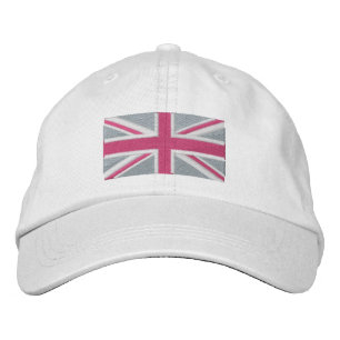 Boné Bordado Union Jack ~ In Girly Pinks