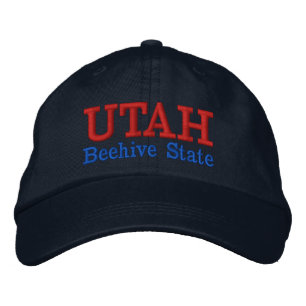 Boné Bordado Utah Beehive State Embroiderou Chapéu