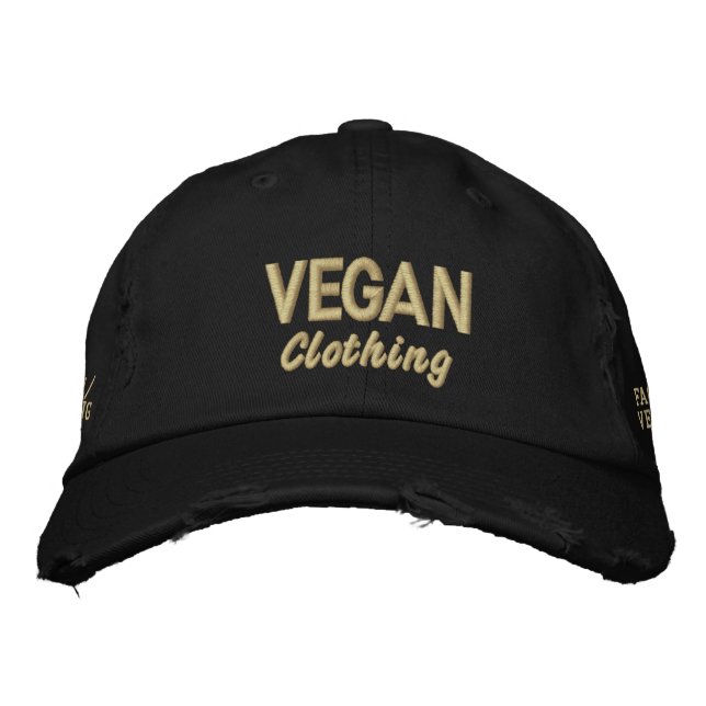 Boné Bordado VEGAN Clothing (Frente)