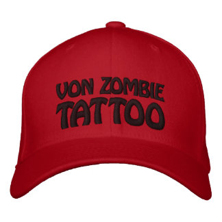 Boné Bordado Von Zombie Tatto 001HH