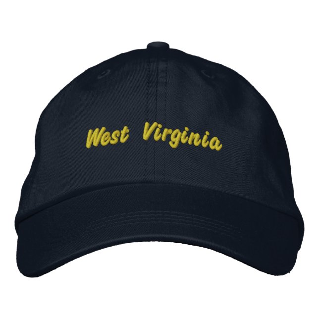 Boné Bordado West Virginia Hat (Frente)