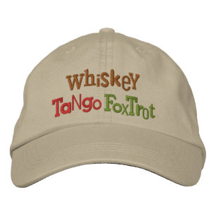 Boné Bordado Whiskey Tango Foxtrot Eclectic Embroiderme Hat