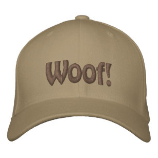 Boné Bordado Woof! Chapéu bordado