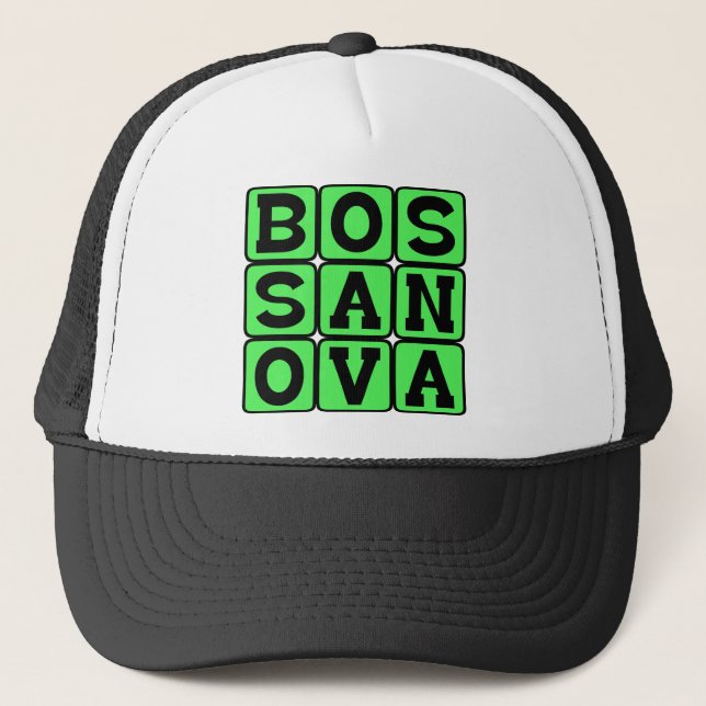 Boné Bossa Nova, Dança e Música Brasileira (Frente)