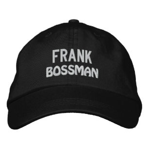 Boné Bóssman engraçado com o nome personalizado V17