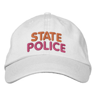 Boné Boston State Police Embroidered Funny Hat