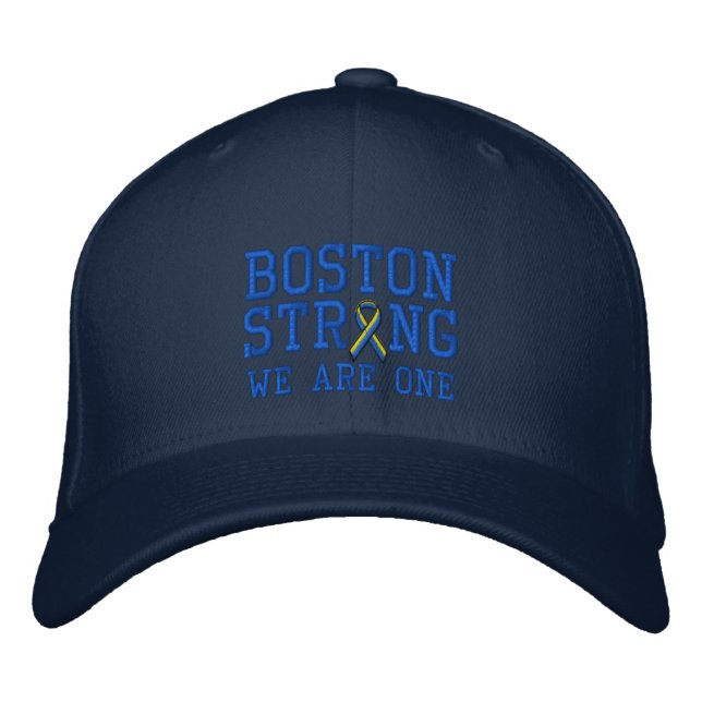 Boné Boston Strong WE ARE ONE Ribbon Edition (Frente)