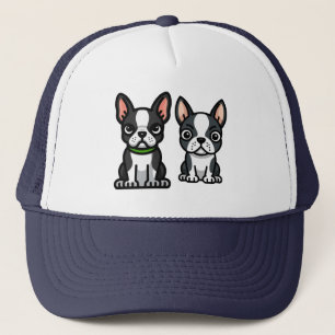 Boné Boston Terrier filhotes Cachorro Chapéu