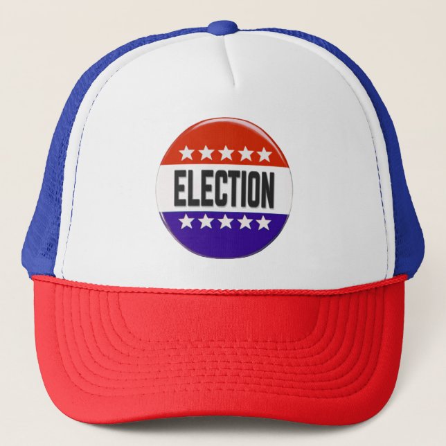 Boné Botão de eleição (Frente)
