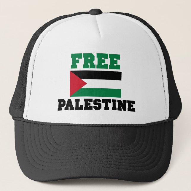 Boné Botão Palestina Livre (Frente)