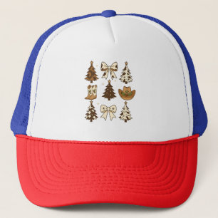 Boné Botas de Cowboy de Natal Ocidental Papai Noel Nata