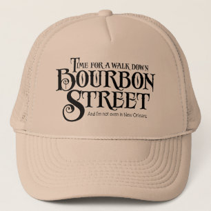Boné Bourbon Street - bebida de uísque engraçada