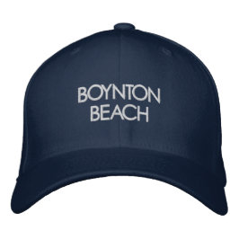 Boné Boynton Beach, Flórida, bordou o chapéu de basebal