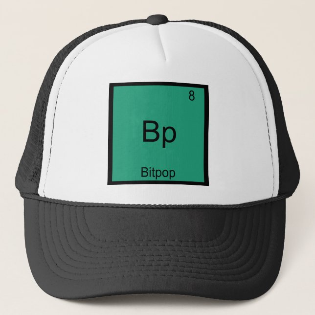 Boné Bp - Bitpop Camiseta Símbolo Elemento Químico Dive (Frente)