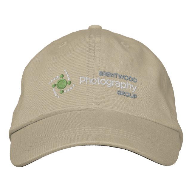 Boné BPG Hat com logotipo branco no tecido mais escuro (Frente)