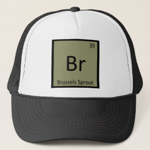 Boné Br - Símbolo de Química Vegetal de Couve-Bruxela