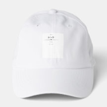Boné Branco Bordado Personalizado Melhor Pai de To