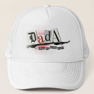 Boné Branco do chapéu de DADA