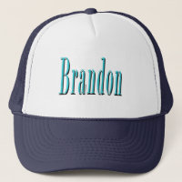 Brandon, Nome Logotipo Azul