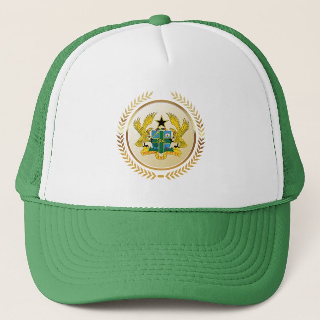 Boné Brasão de armas de Gana (Frente)