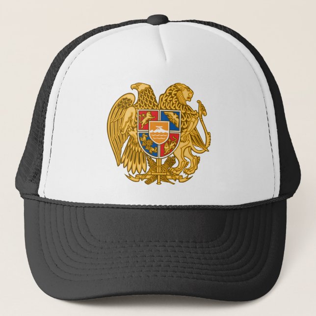 Boné Brasão de Arménia - emblema arménio (Frente)