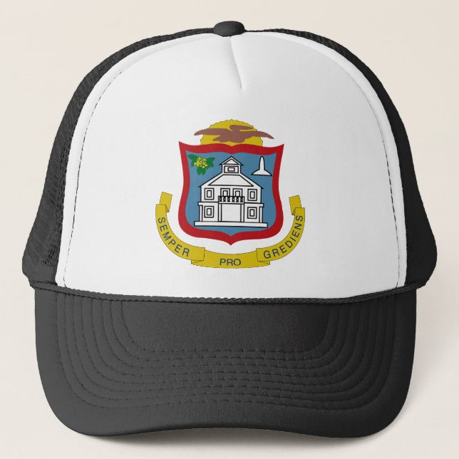 Boné Brasão de Sint Maarten (Frente)