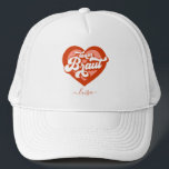 Boné Braut Und Team Braut Bachelorette Retro Herz<br><div class="desc">Braut Und Team Braut Bachelorette Retro Herz Trucker Hat Kappe Cappy Vintage Noiva para ser noiva maidTribe da Noiva</div>