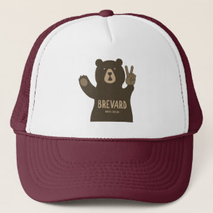 Boné Brevard North Carolina Peace Bear