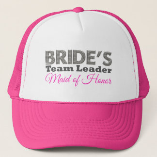 Boné Bride's team leader maid of honor