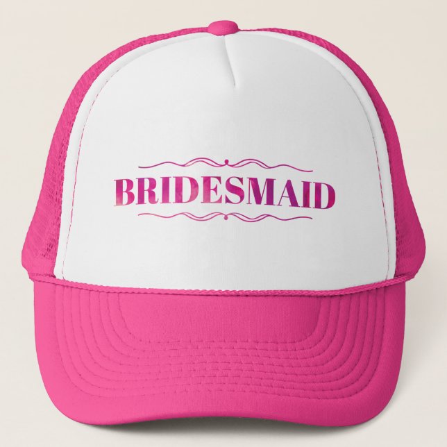 Boné Bridesmaid Trucker Hat (Frente)