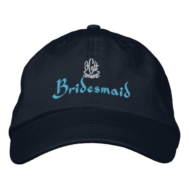 Boné Bridesmaid Wedding I Marinho (Frente)