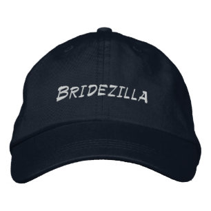 Boné Bridezilla Bride para personalizar chapéu ajustáve