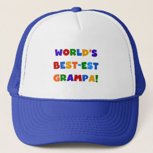 Boné "Bright Colors World's Best Grampa Gifts"