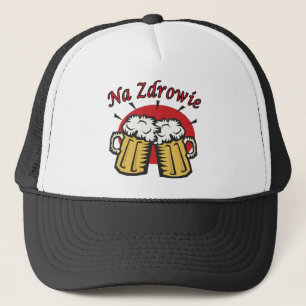 Boné Brinde do Na Zdrowie com canecas de cerveja