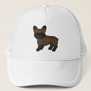 Boné Brindle French Bulldog Cute Cartoon Dog