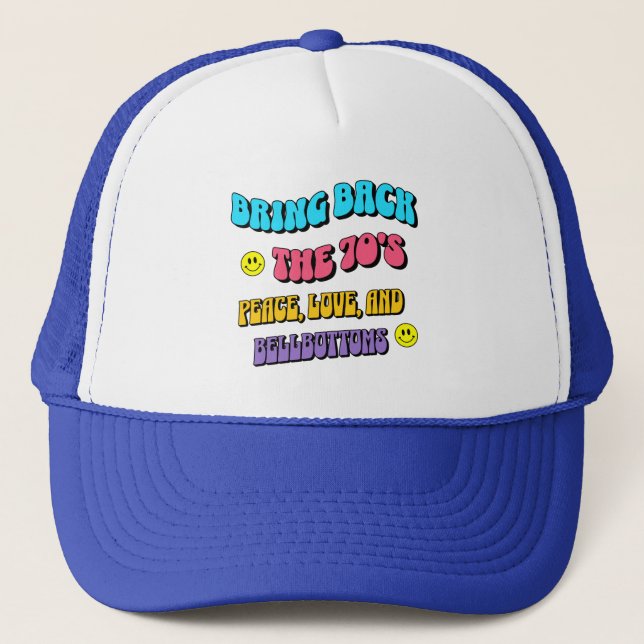 Boné Bring Back the ’70s (Frente)